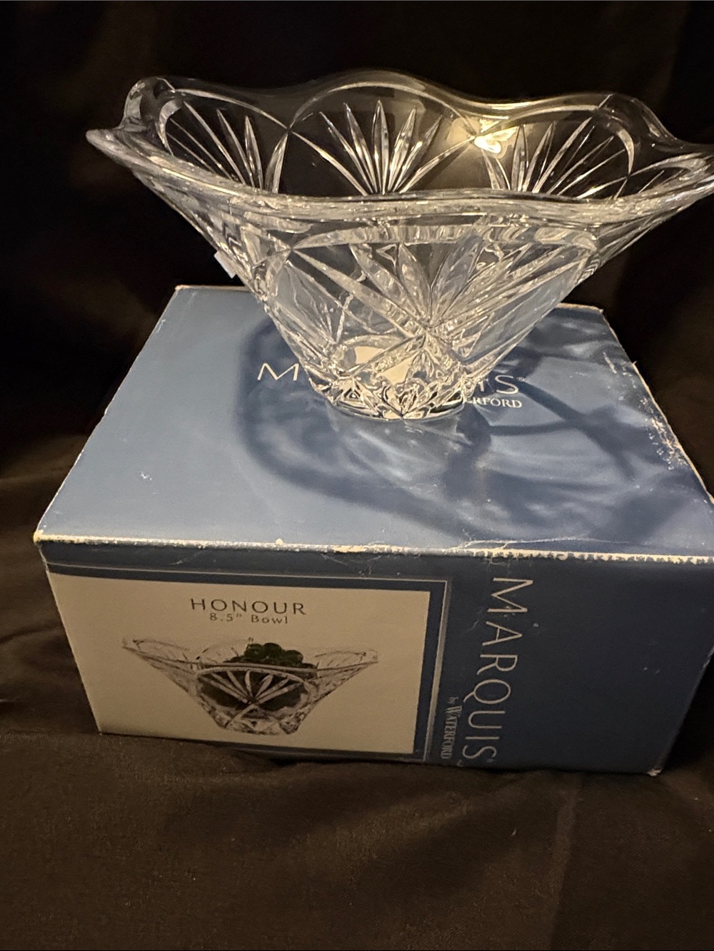 Marquis by Waterford Crystal Scalloped Bowl